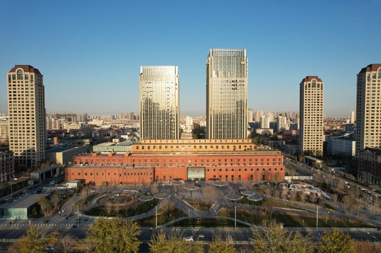 天津金茂汇白天航拍图 供图 河东区网信办