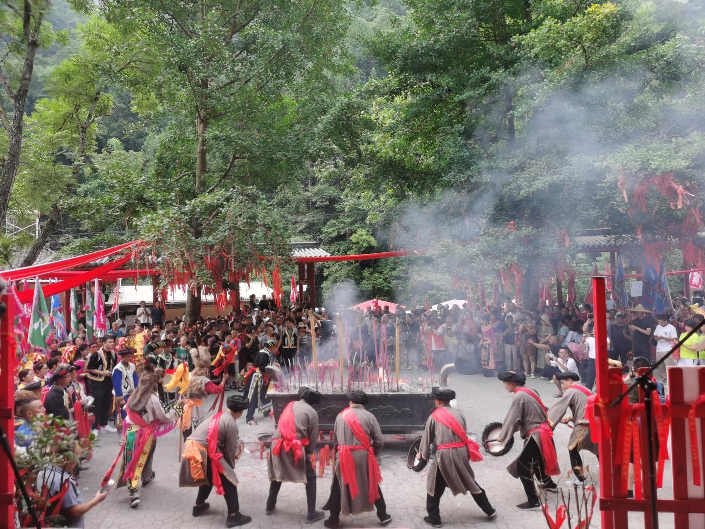 大禹诞辰4150周年四川北川禹里镇举行大禹民间祭祀活动