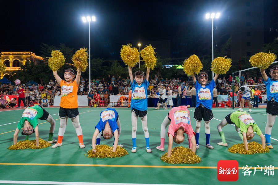 多巴胺配色的儿童啦啦操舞出别样精彩|海南省_新浪财经_新浪网