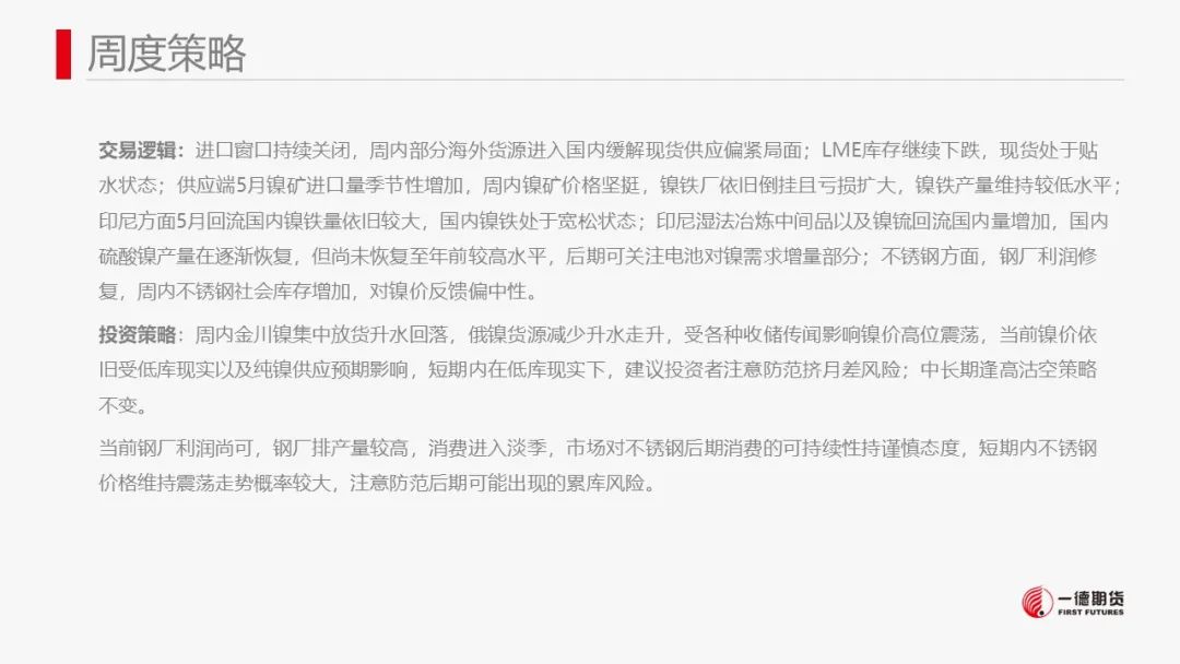 镍：产业传闻扰动，镍价高位震荡