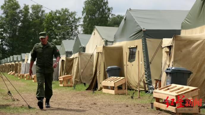▲瓦格纳位于白俄罗斯境内的营地