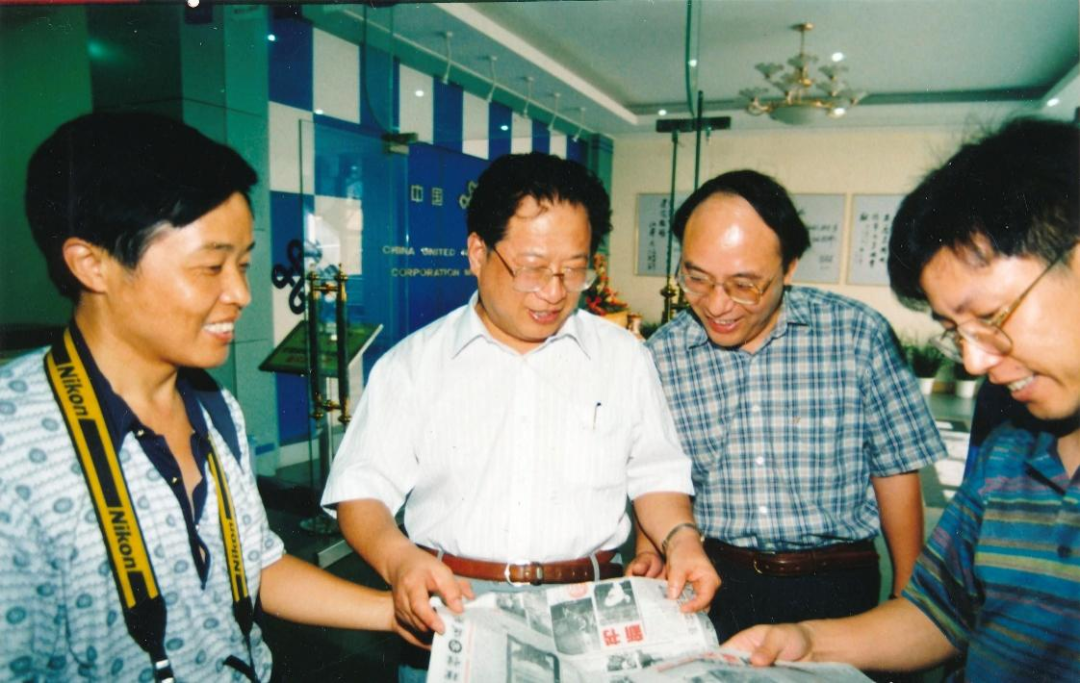 时任中国联通董事长王金城在绵阳视察工作