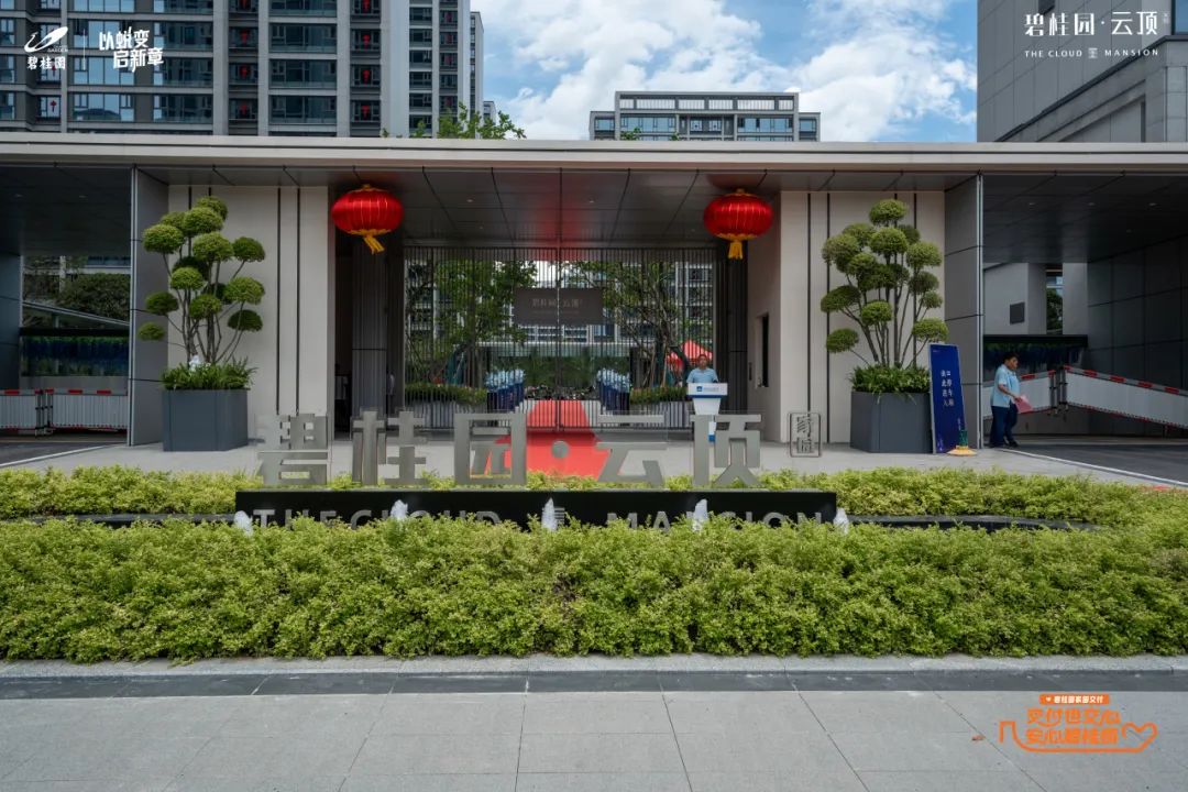 浙江丽水碧桂园·云顶家园交付现场