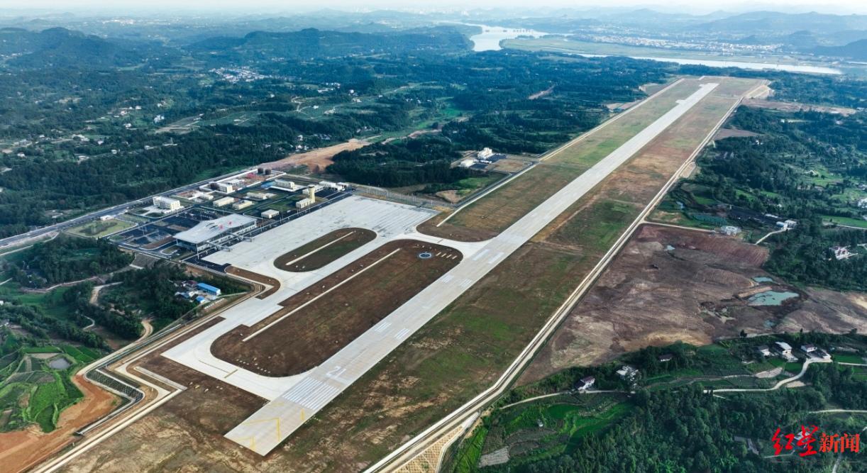 四川阆中古城机场最新进展今日正式校飞迈进飞起来阶段