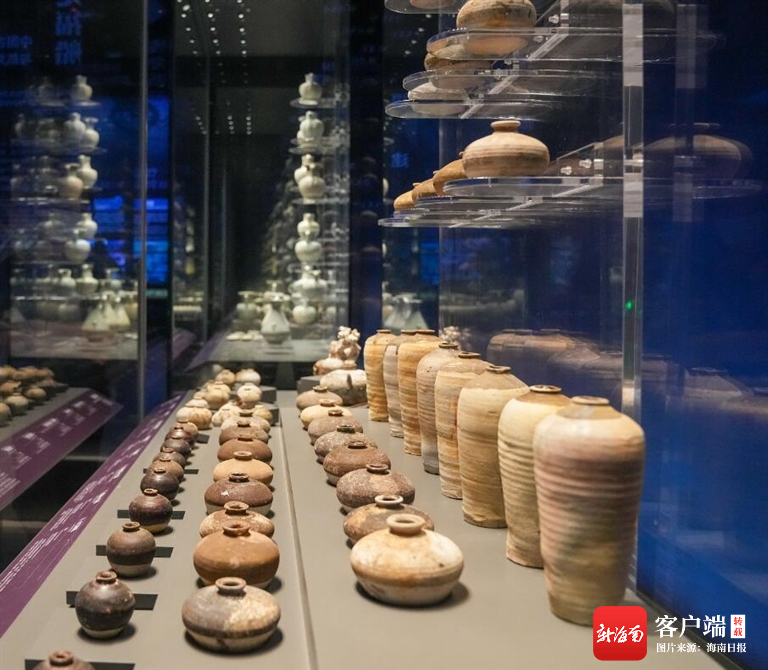 中国(海南)南海博物馆内的展品.海南日报记者 李天平 摄