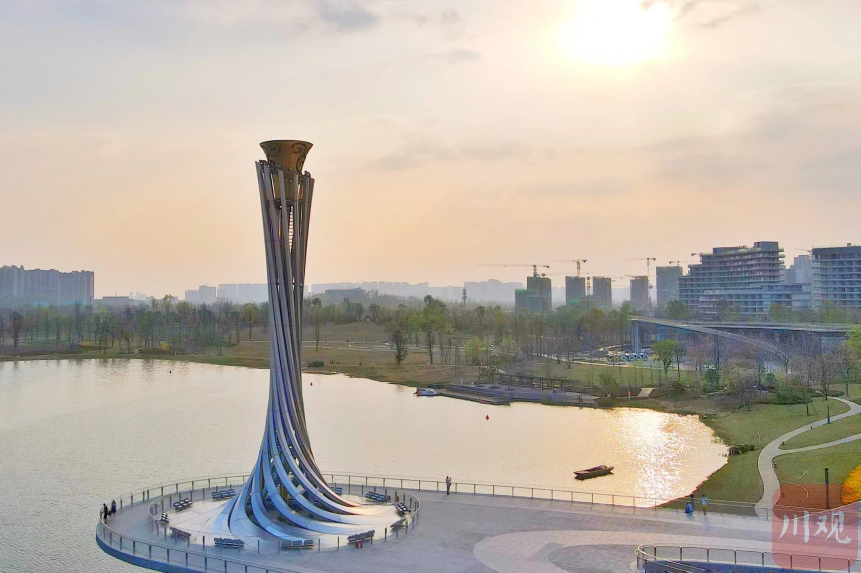 成都大运会主火炬塔.徐浩煊 摄