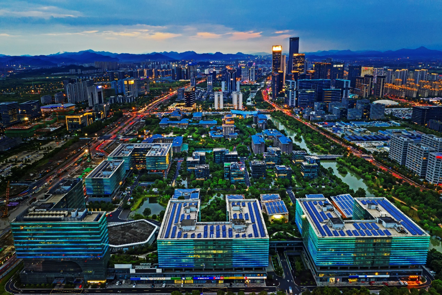 图为杭州未来科技城