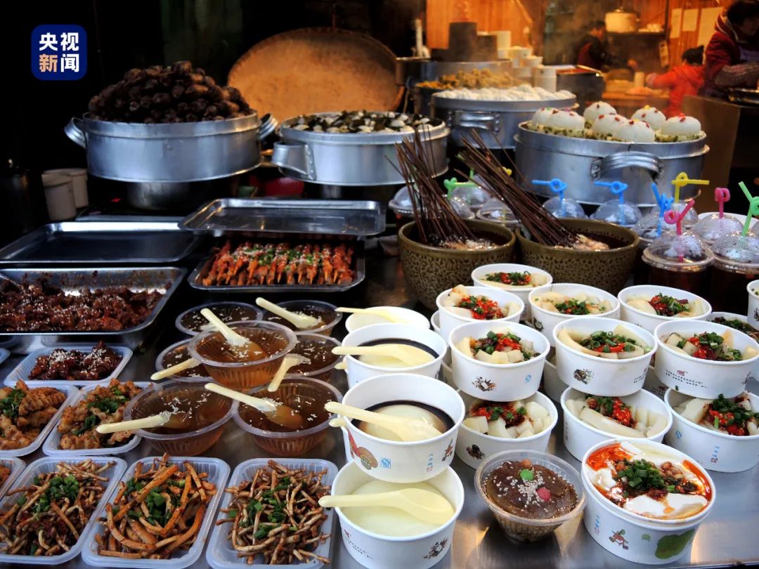 △成都小吃摊位