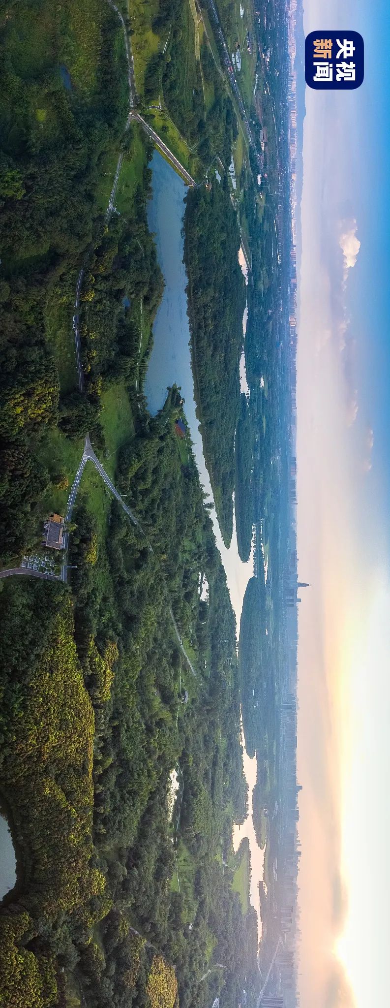 △青龙湖是成都主城区最大的湿地生态公园,妥妥的天然氧吧。