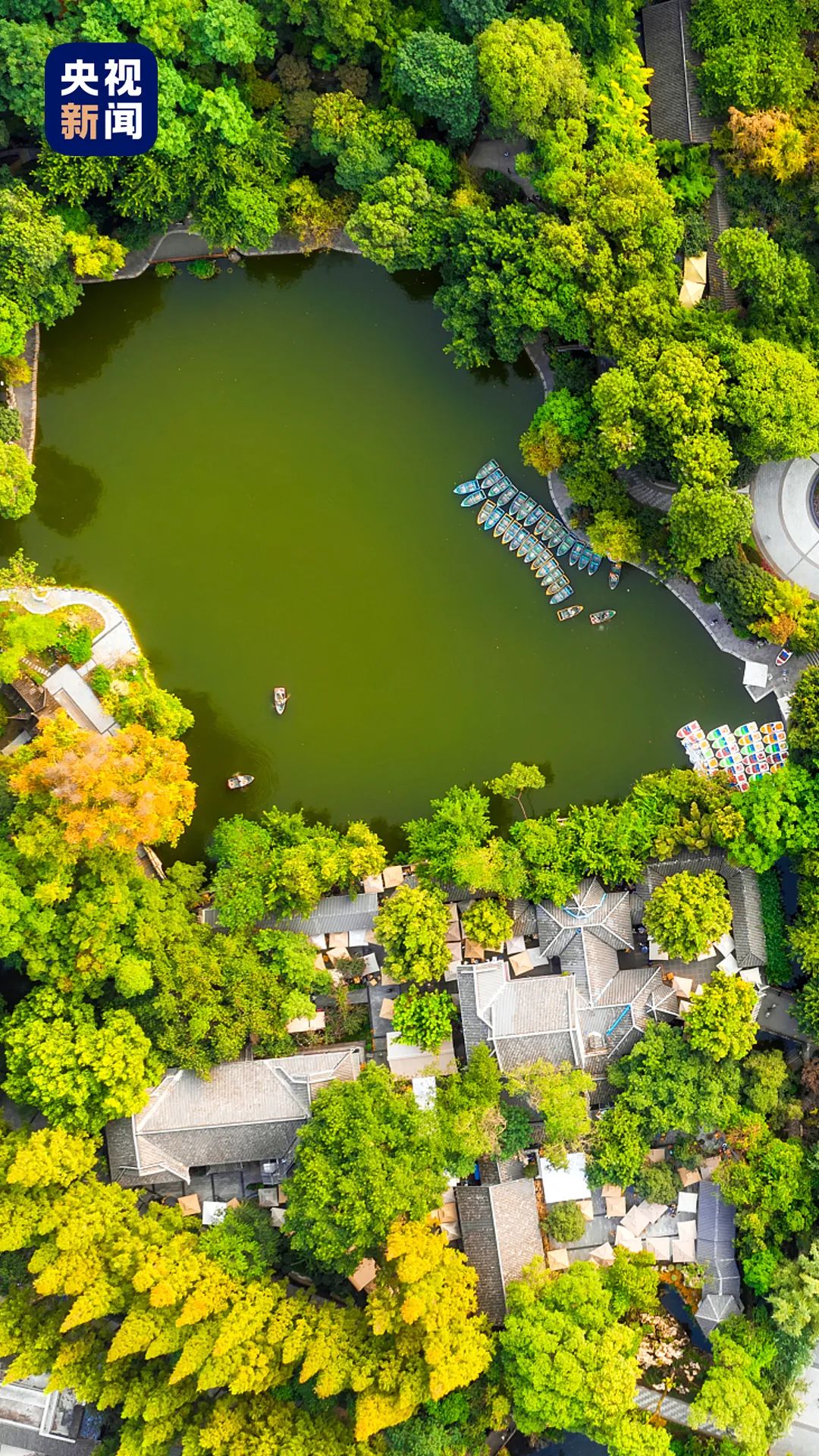 △成都人民公园,始建于1911年。