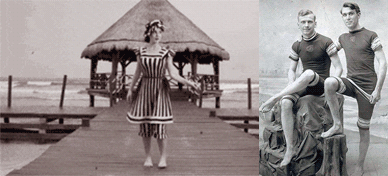 与现代泳衣毫不相关的“古早”游泳衣