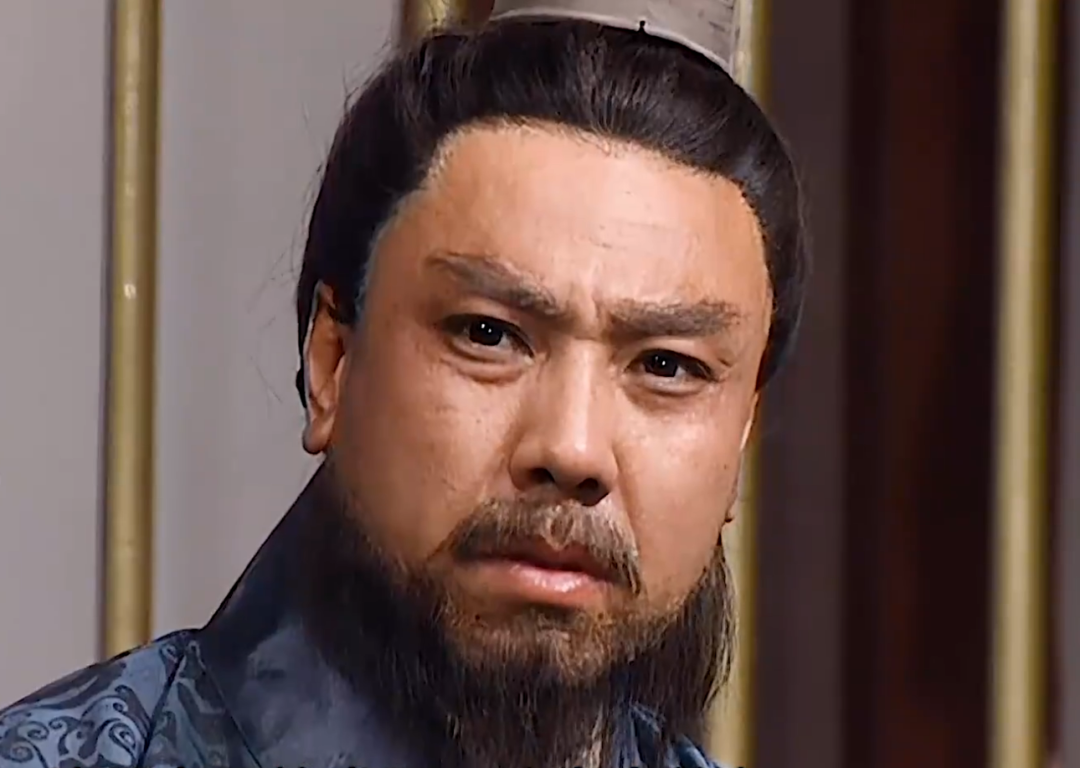 影视中的法正(张民甫饰).来源/电视剧《三国演义》截图