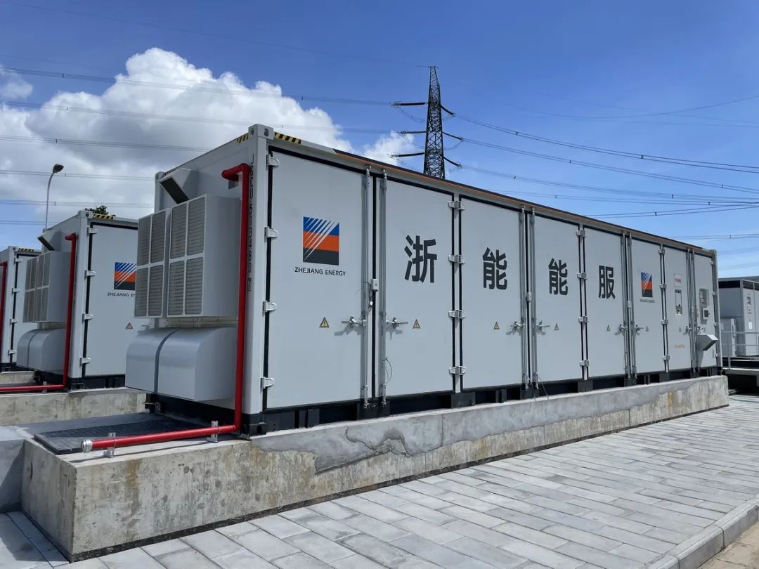 浙能乐清电厂储能项目。通讯员 申屠骁 摄