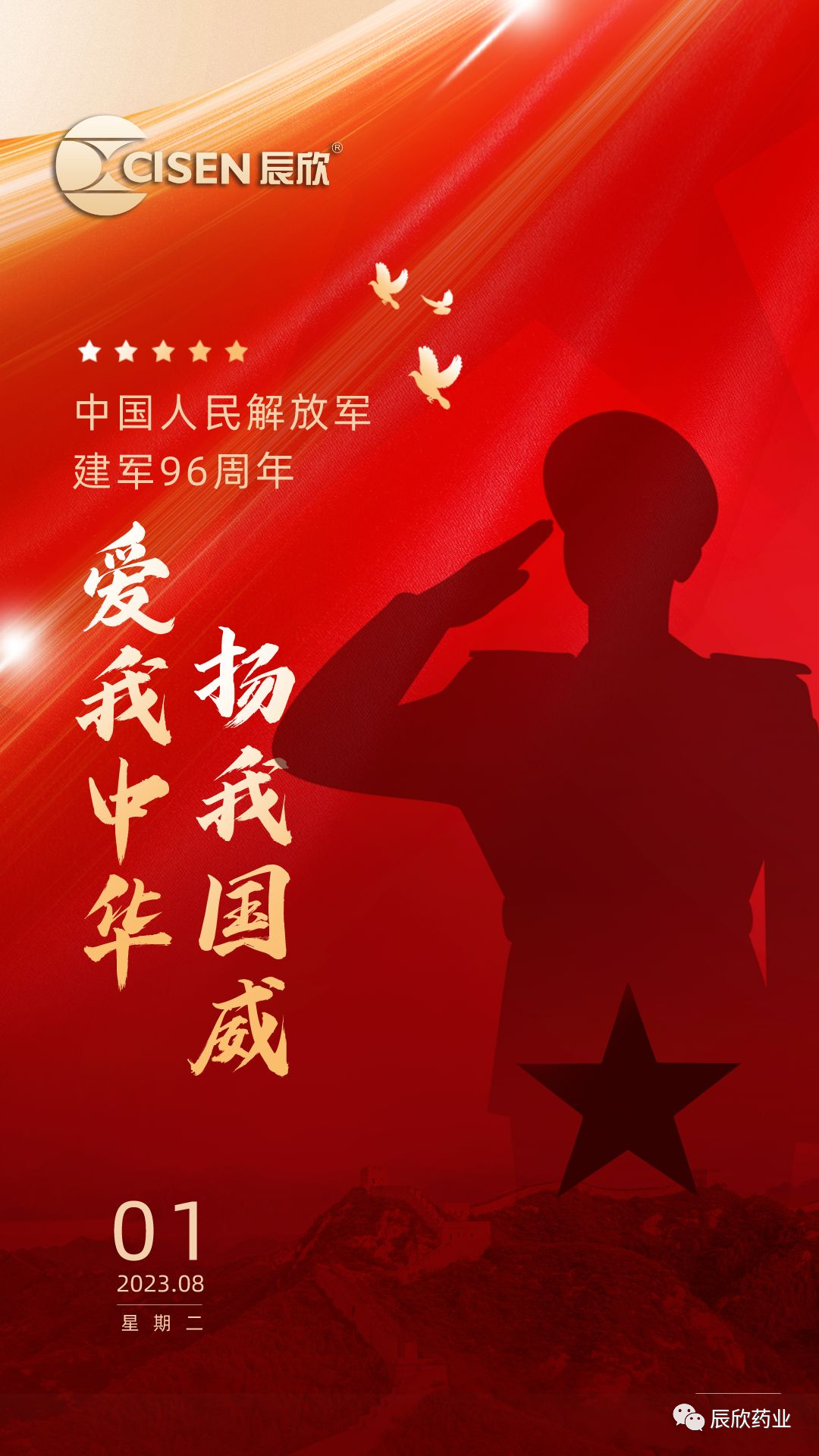 八一建军节|致敬最可爱的人|辰欣药业_新浪财经_新浪网