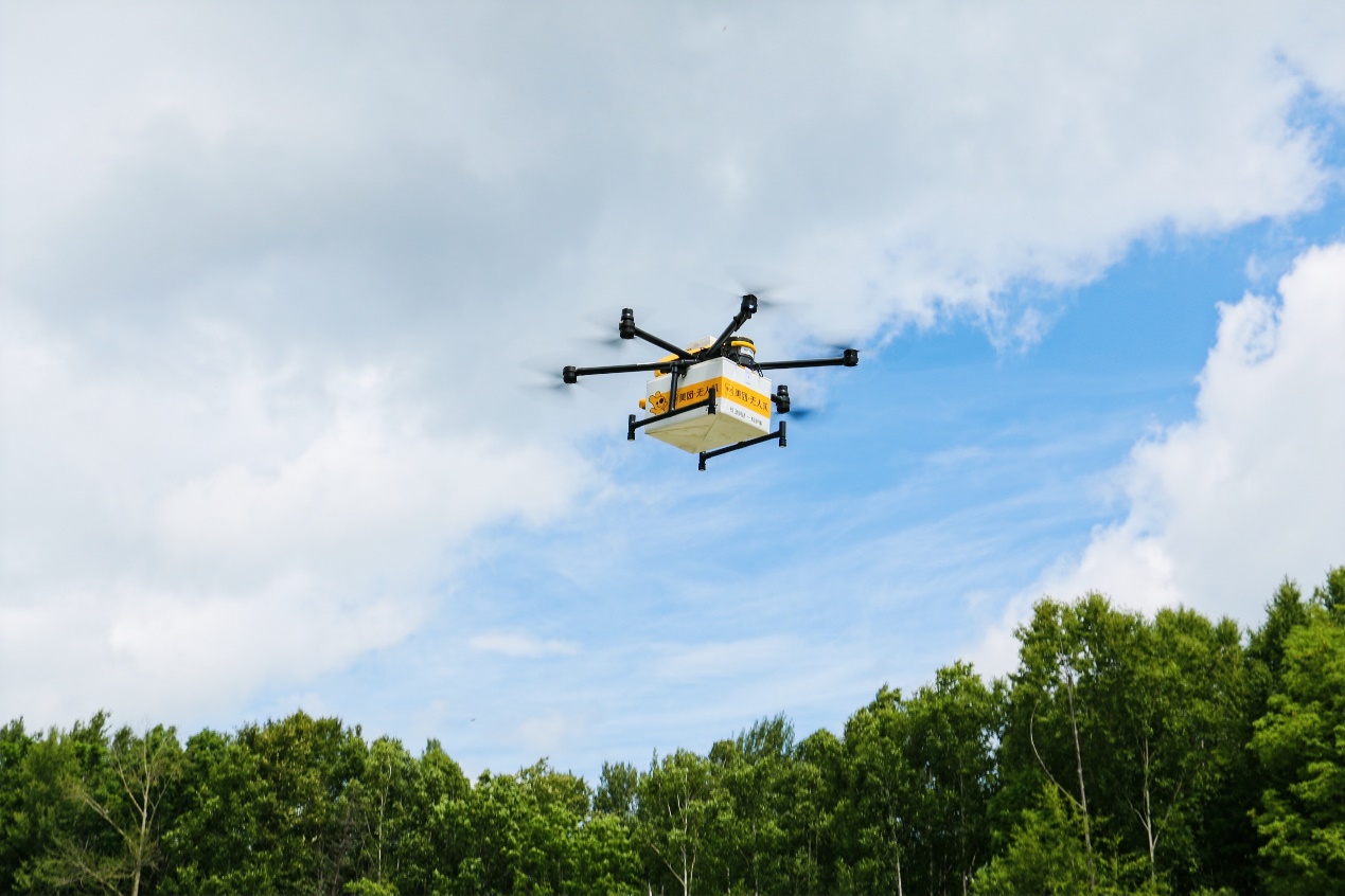 美团无人机配送再添新场景 吉林省首条航线落地长白山度假综合体_新浪