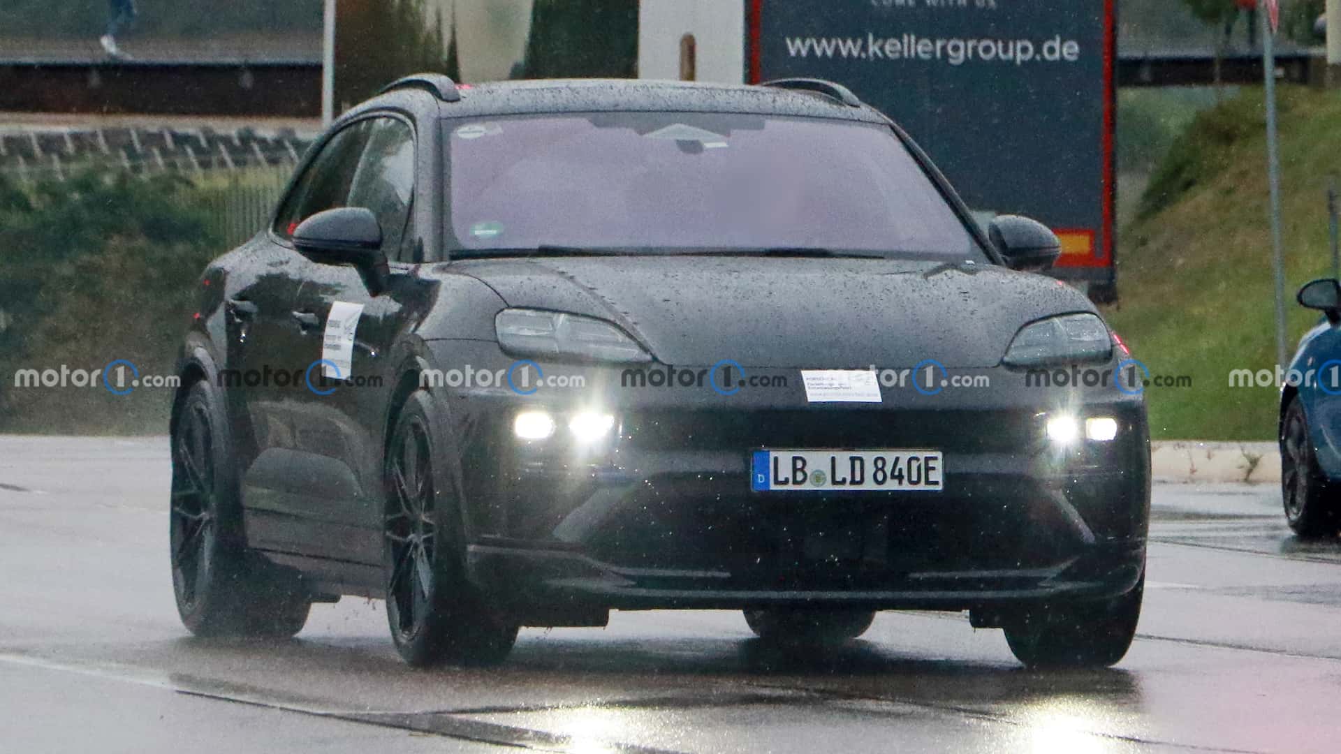 保时捷纯电新车Macan EV谍照再曝光