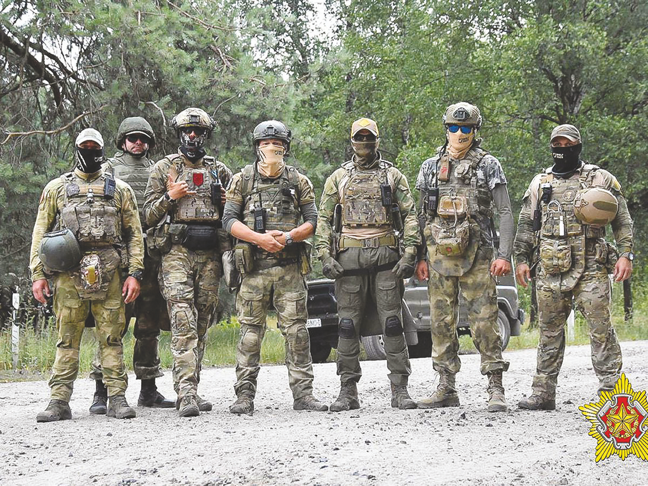     身处白俄罗斯的瓦格纳武装人员