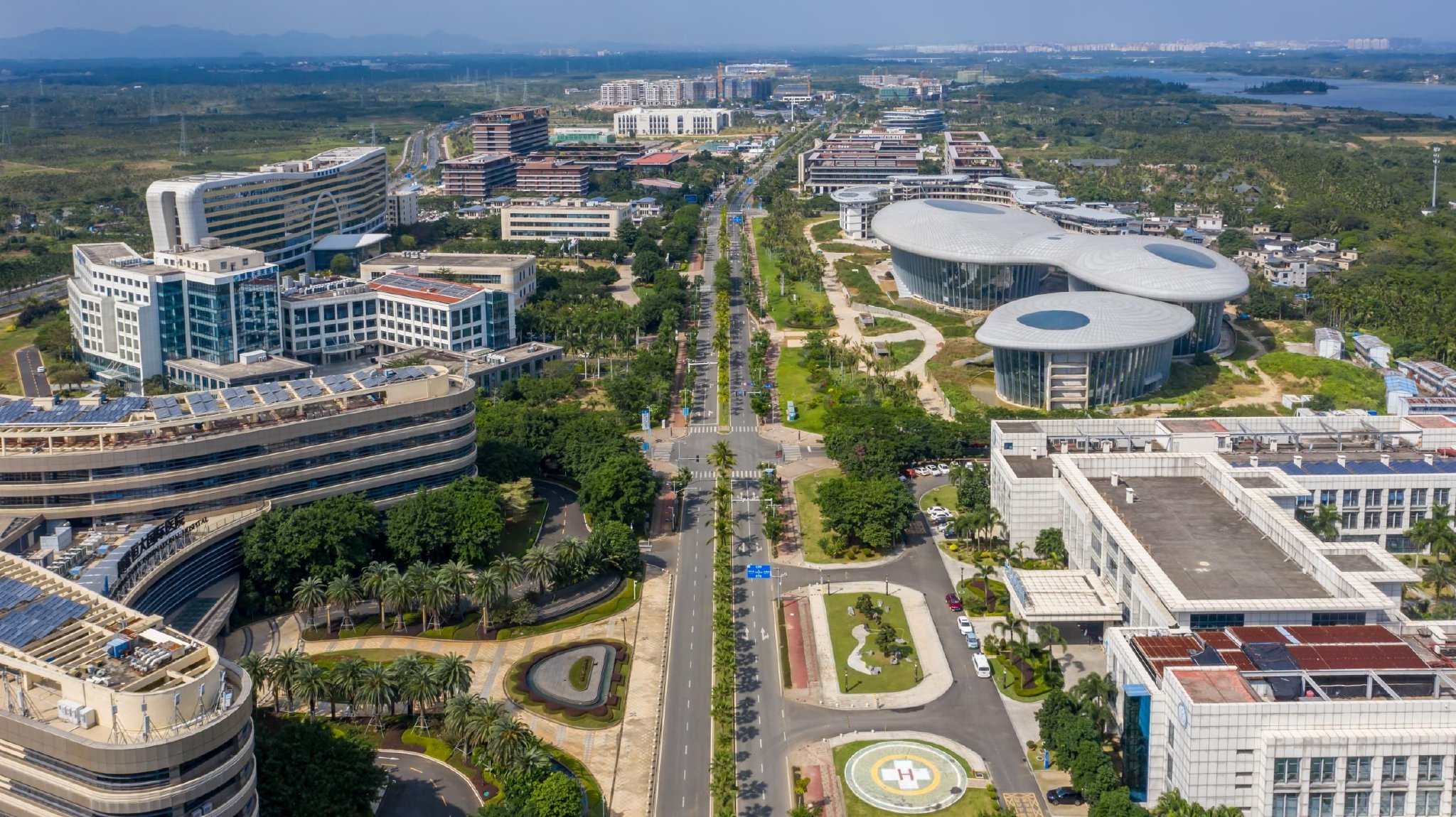 海南博鳌乐城国际医疗旅游先行区航拍图.博鳌乐城中心药房供图