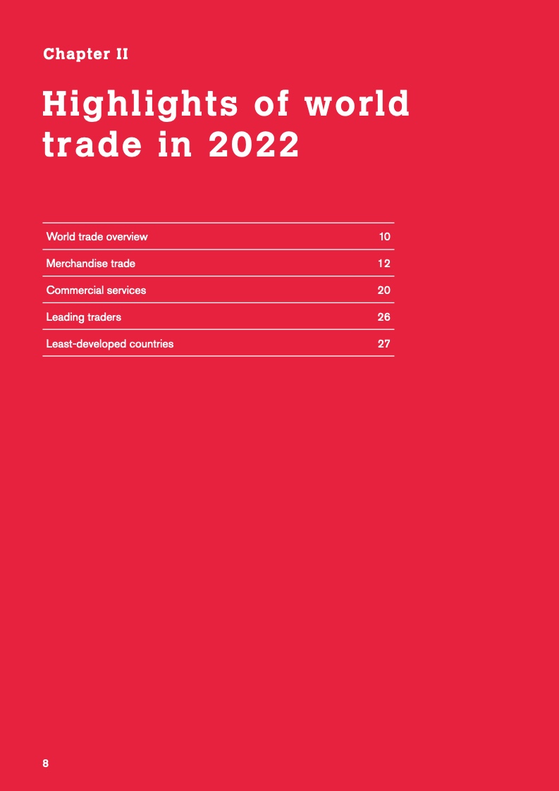 2023 年版世界贸易统计报告