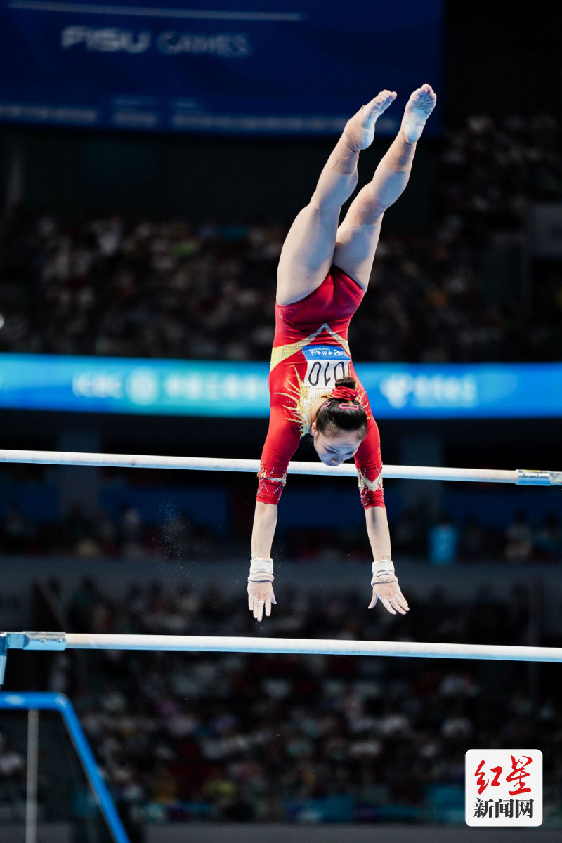 ▲罗欢正在比赛中。摄影 张翔升