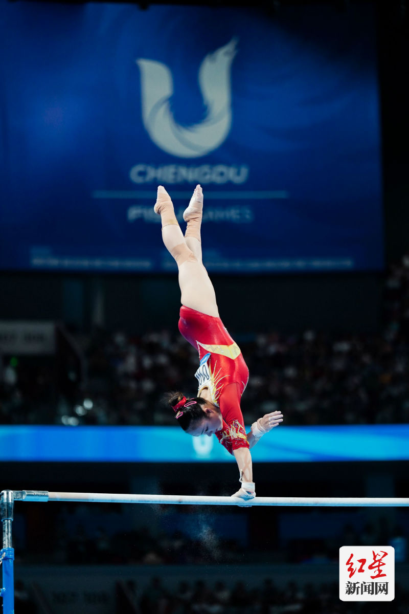 ▲罗欢正在比赛中。摄影 张翔升