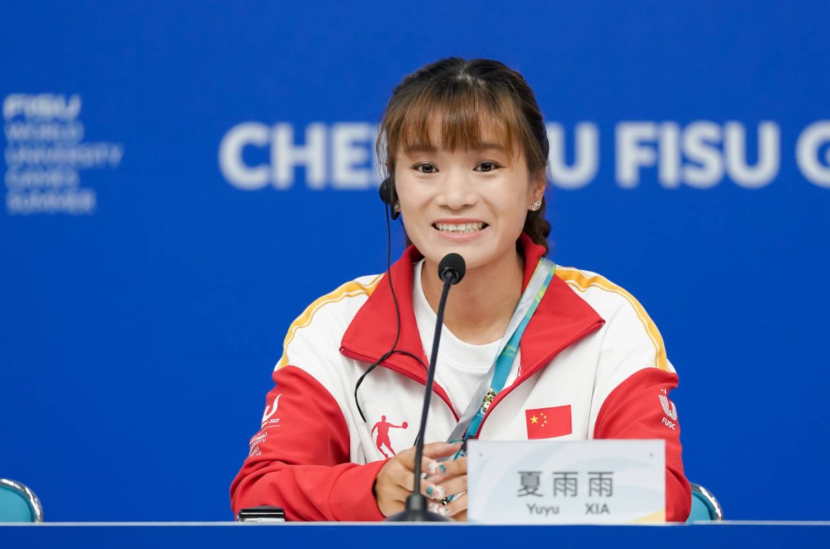 中国田径运动员夏雨雨.大运会信息服务组供图