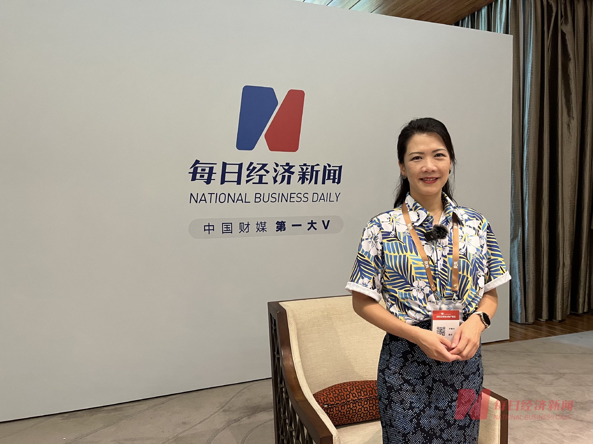 高力国际中国区董事总经理邓懿君 图片来源:每经记者 刘颂辉 摄