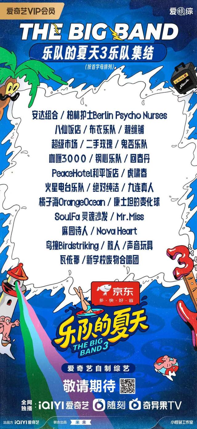 布衣乐队,超级市场,二手玫瑰……《乐队的夏天3》公布阵容_新浪财经