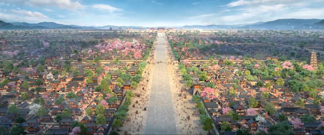 《长安三万里》中的朱雀大街