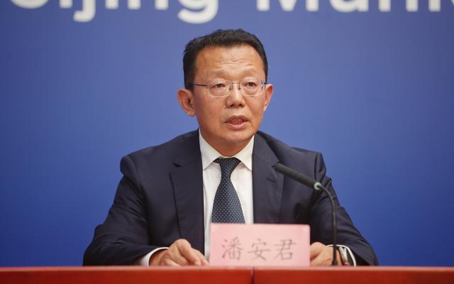 北京市水务局局长潘安君.新京报记者 薛珺 摄