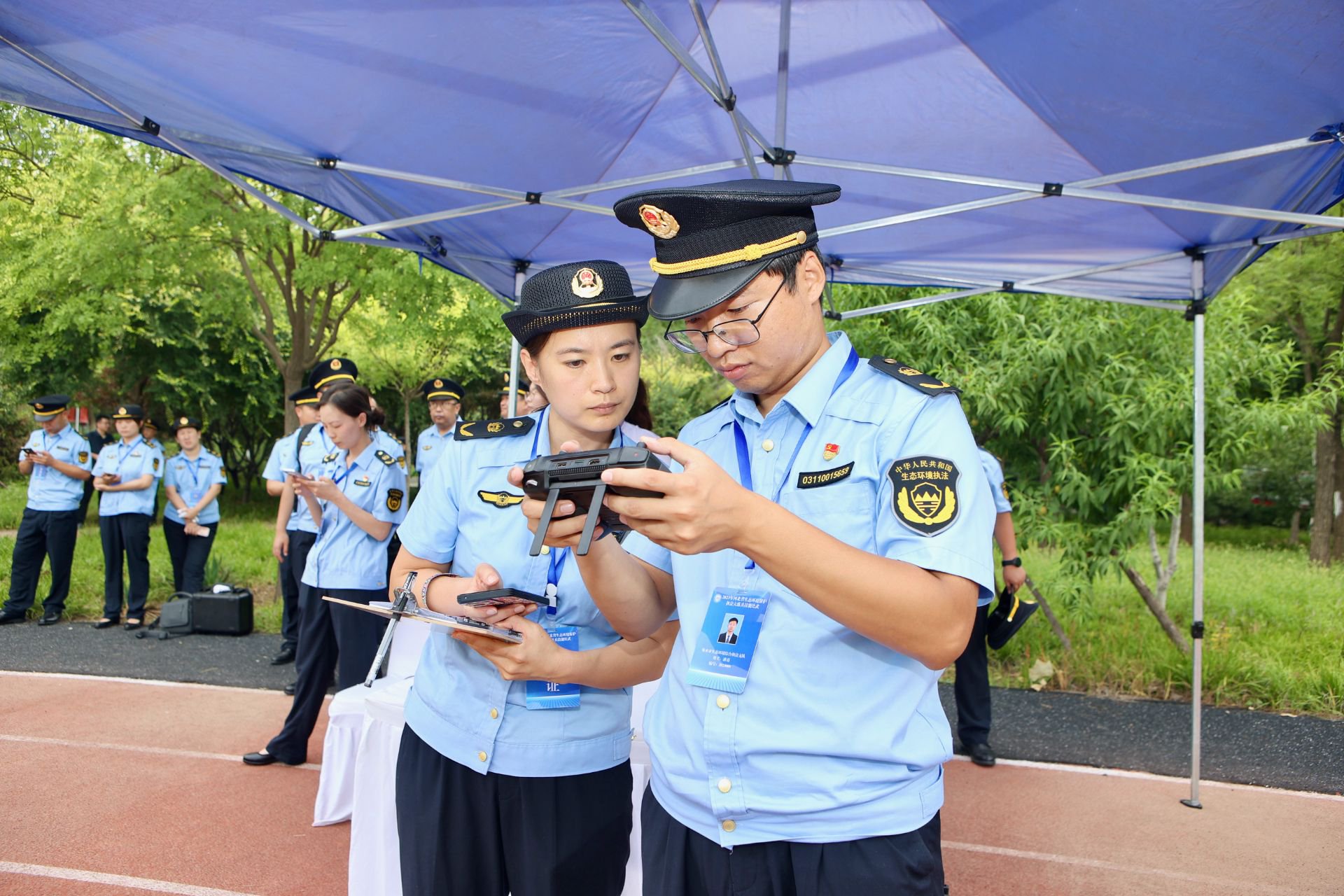 读图|河北开展生态环境保护执法大练兵技能比武活动