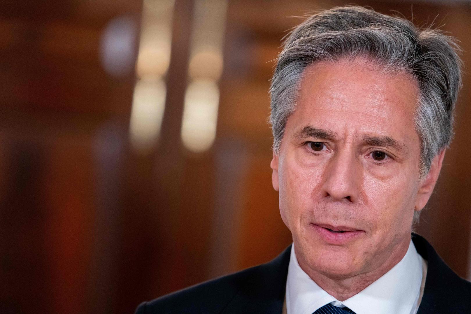 资料图:美国国务卿布林肯 图据视觉中国