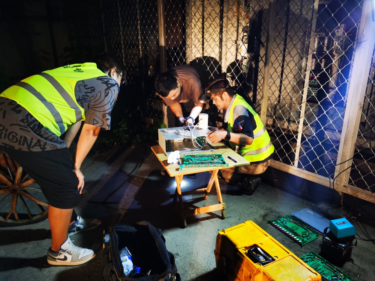 10夜的持续抢修,房山,门头沟两个重灾区所有断网村已全部恢复网络通信