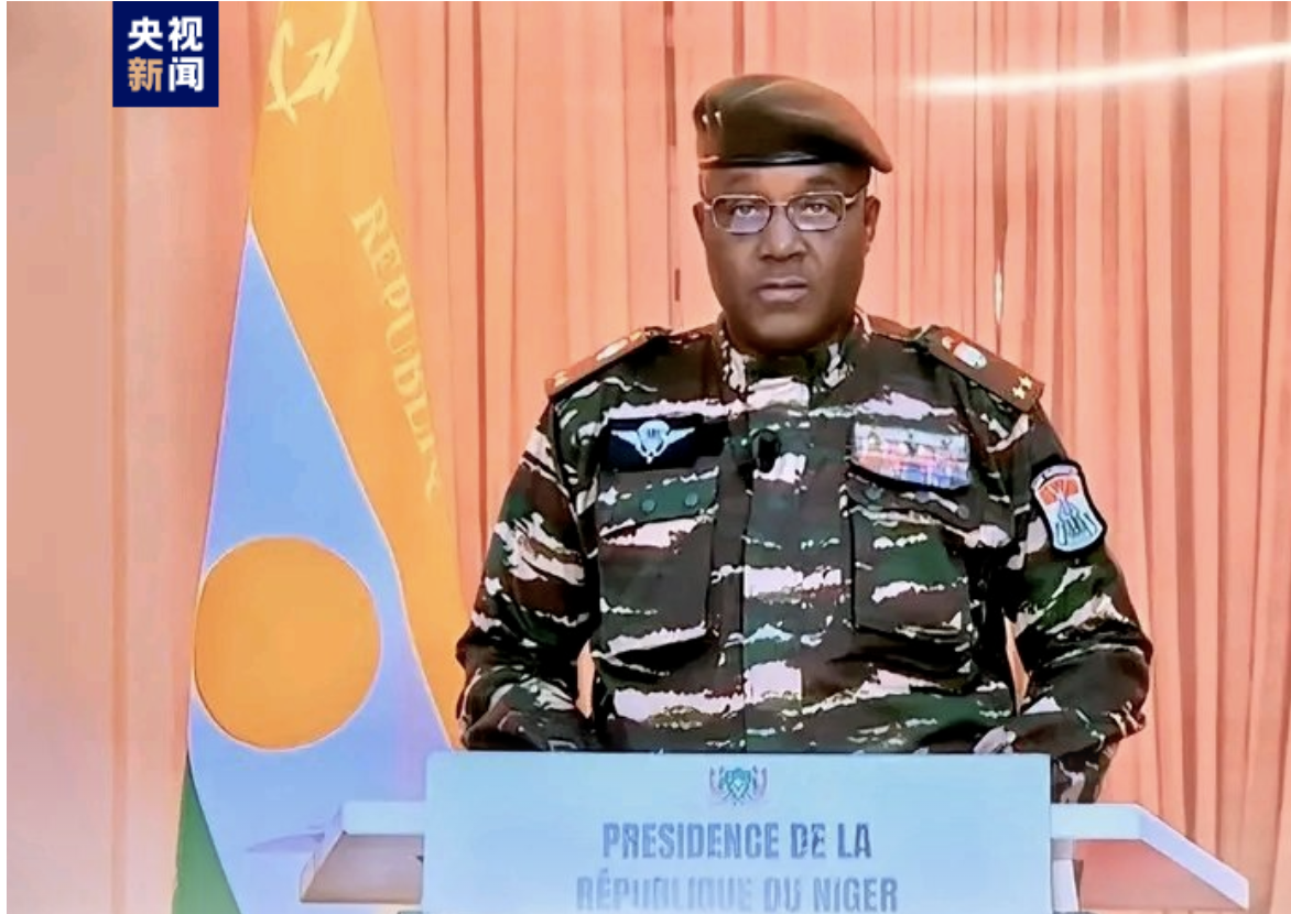 ▲尼日尔政变军人领导人阿卜杜拉赫曼·奇亚尼 图据央视新闻