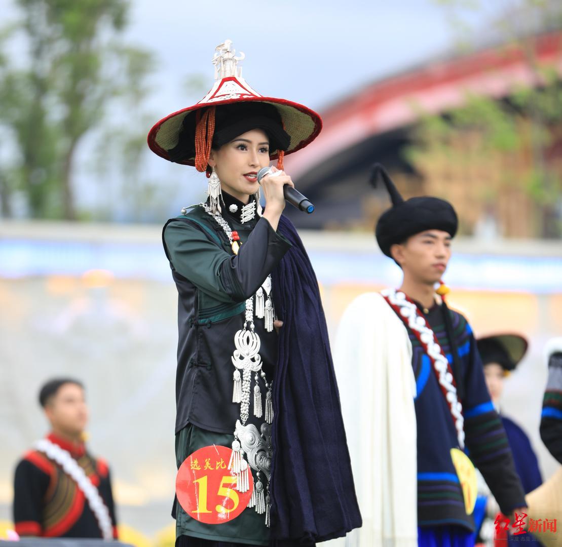 四川越西彝族选美冠军出炉,2023年越西县火把节嗨欢三天三夜