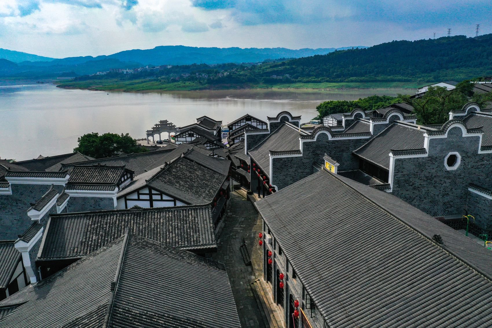 重庆石柱西沱古镇.郑宇 摄