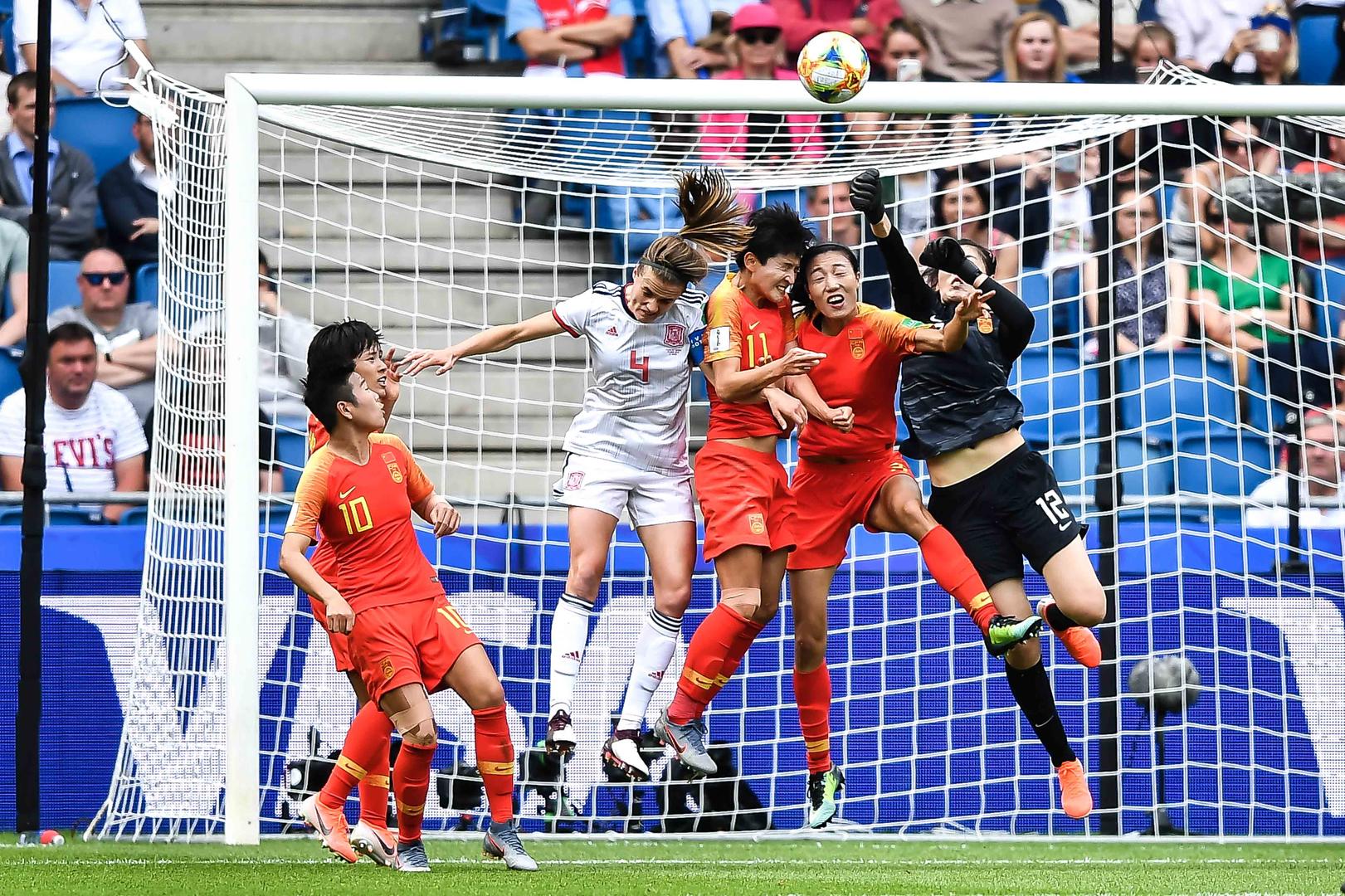 2019女足世界杯小组赛B组第3轮，中国女足和西班牙女足互交白卷 图据IC photo