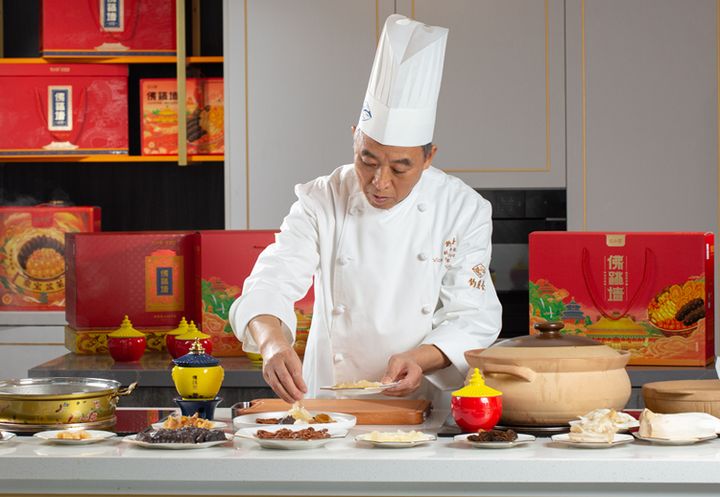 "国宴"大师,原钓鱼台国宾馆行政副总厨-徐顺军现场调配烹制