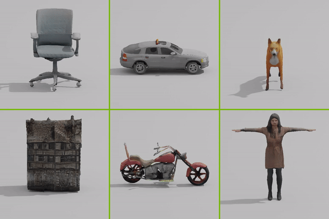 图：英伟达GET3D模型