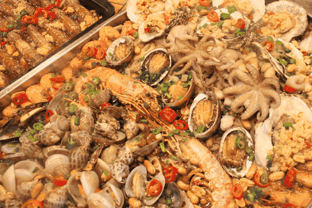 海鲜盛宴。