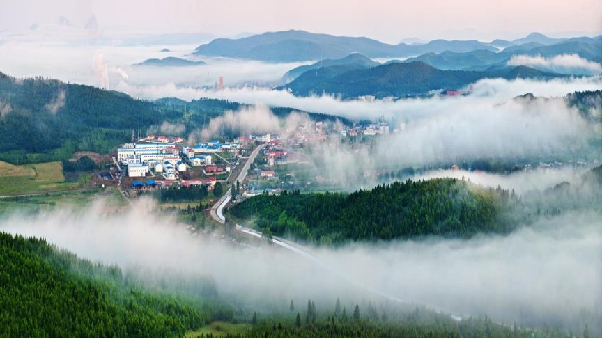 率高,生态优良,被称为"林海明珠"&nbsp;供图:黑龙江省气象服务中心