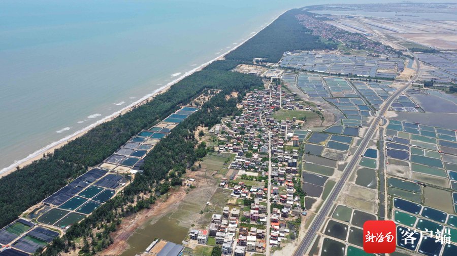 媒体海南行|航拍建设中的环岛旅游公路乐东莺歌唱晚驿站_新浪财经