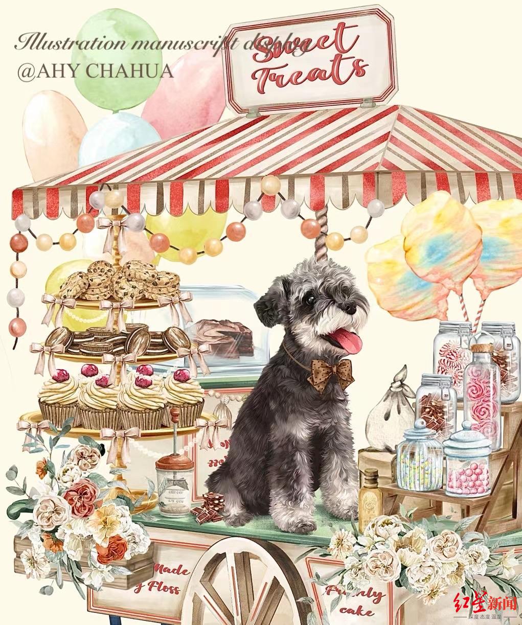 宠物经济新形态用仿真毛毡手绘留住爱宠有从业者称订单已排到明年