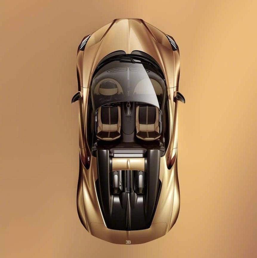 布加迪W16 Mistral金色特别版 500万欧元起售