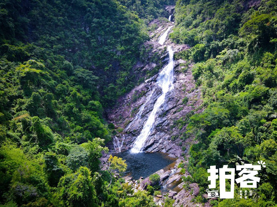 陵水大里瀑布.新海南客户端,南海网客户端拍客专栏摄影师 杨海成闵 