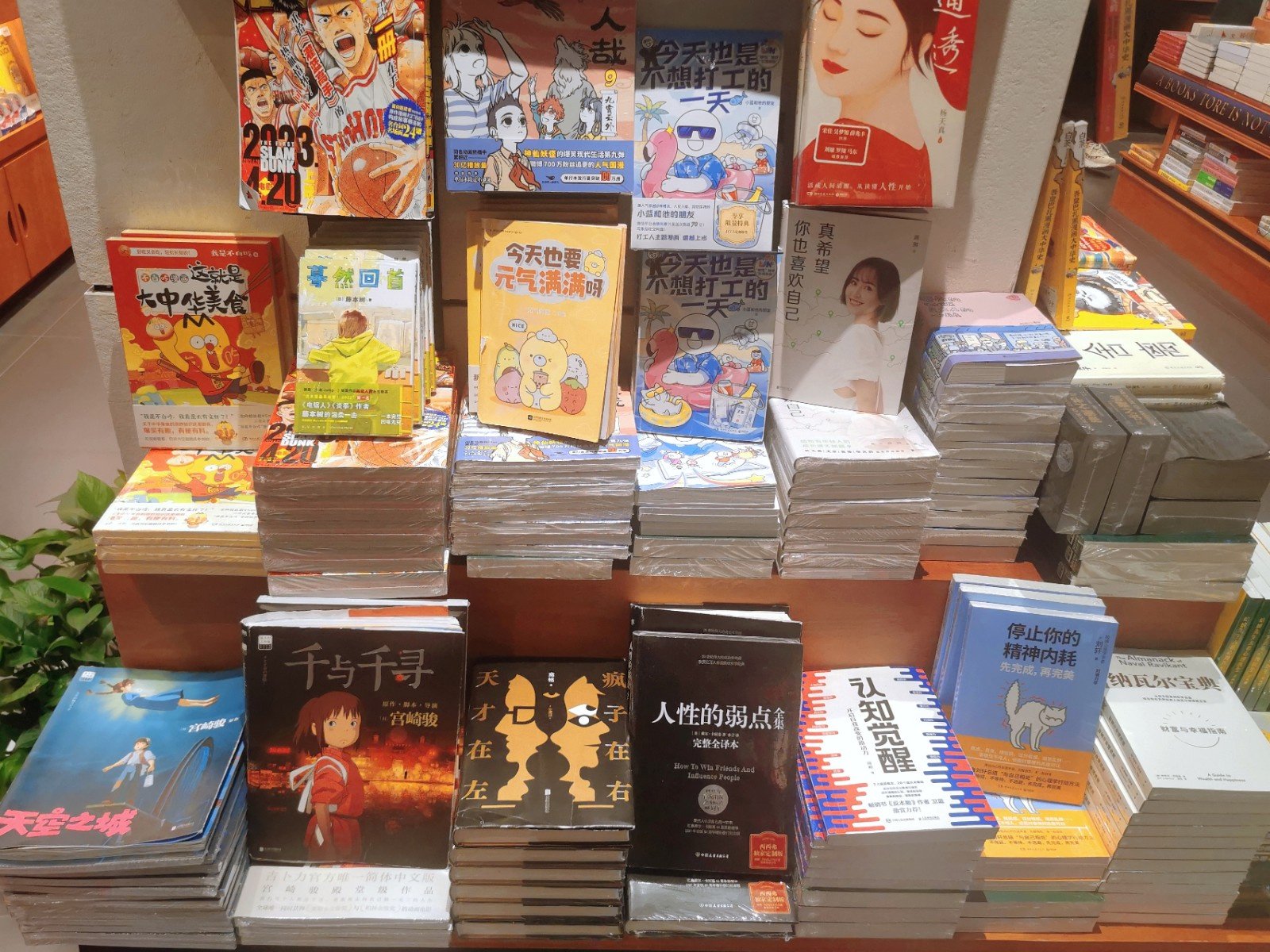 西西弗书店主要销售畅销书.