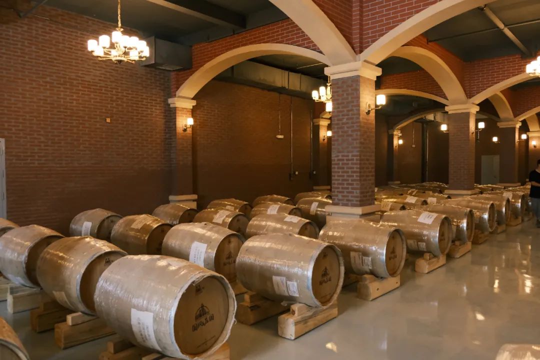 国风庄园地下酒窖的橡木桶&nbsp;摄影/好酒地理局视频中心