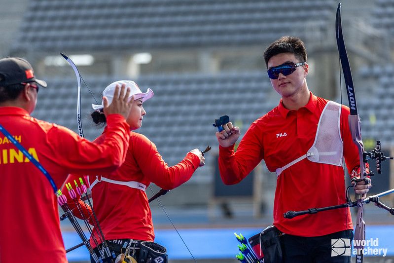 我省名将魏绍轩和队友斩获射箭世界杯巴黎站混合团体赛铜牌|射箭_新浪