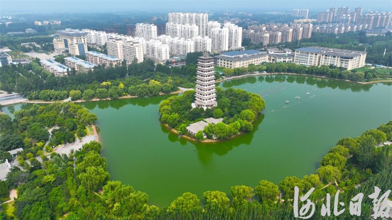 河北临漳:废弃坑塘变身生态公园|河北省_新浪财经_新浪网