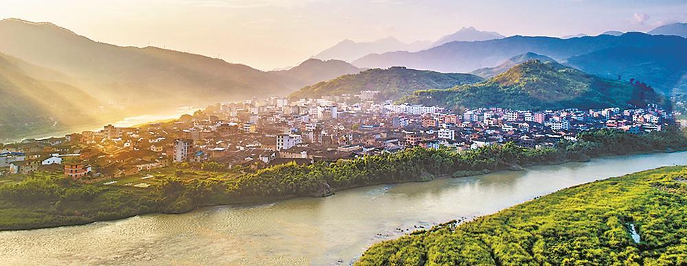 鹤形路航拍图 永泰县委宣传部供图